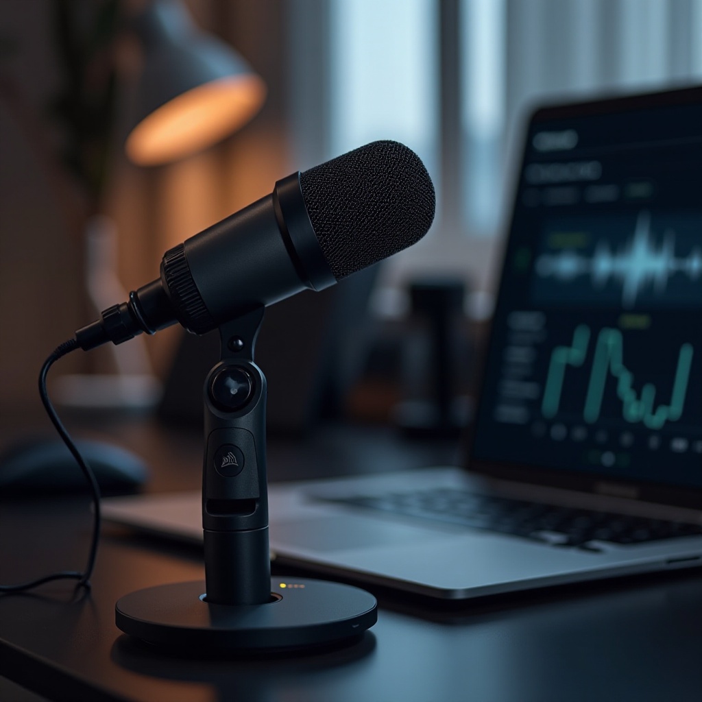 mikrofon corsair nie działa