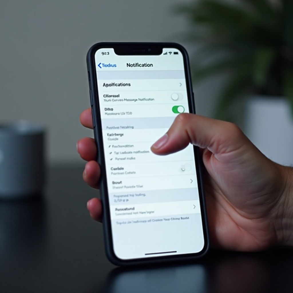 notificaciones de mensajes no se muestran en iphone