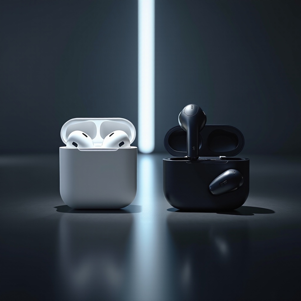 bezprzewodowe słuchawki Bose vs AirPods