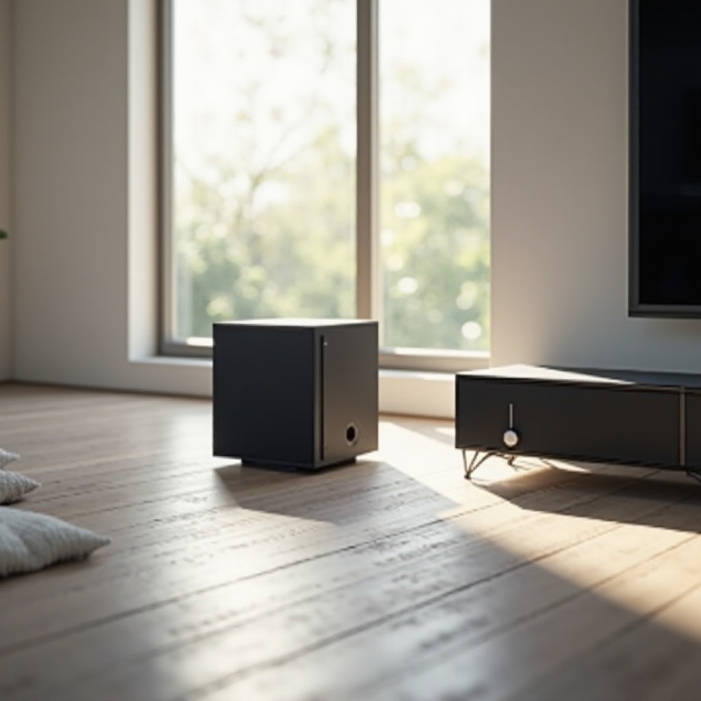 mejor lugar para subwoofer con barra de sonido