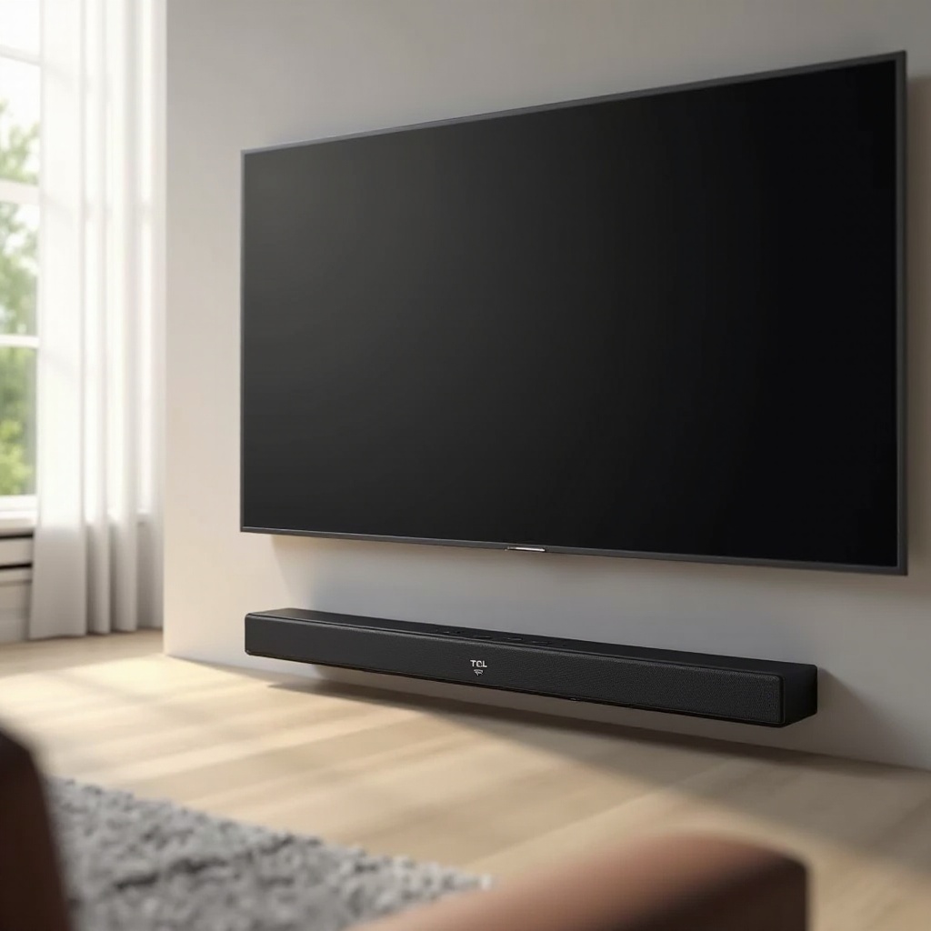 cómo conectar la barra de sonido TCL al televisor