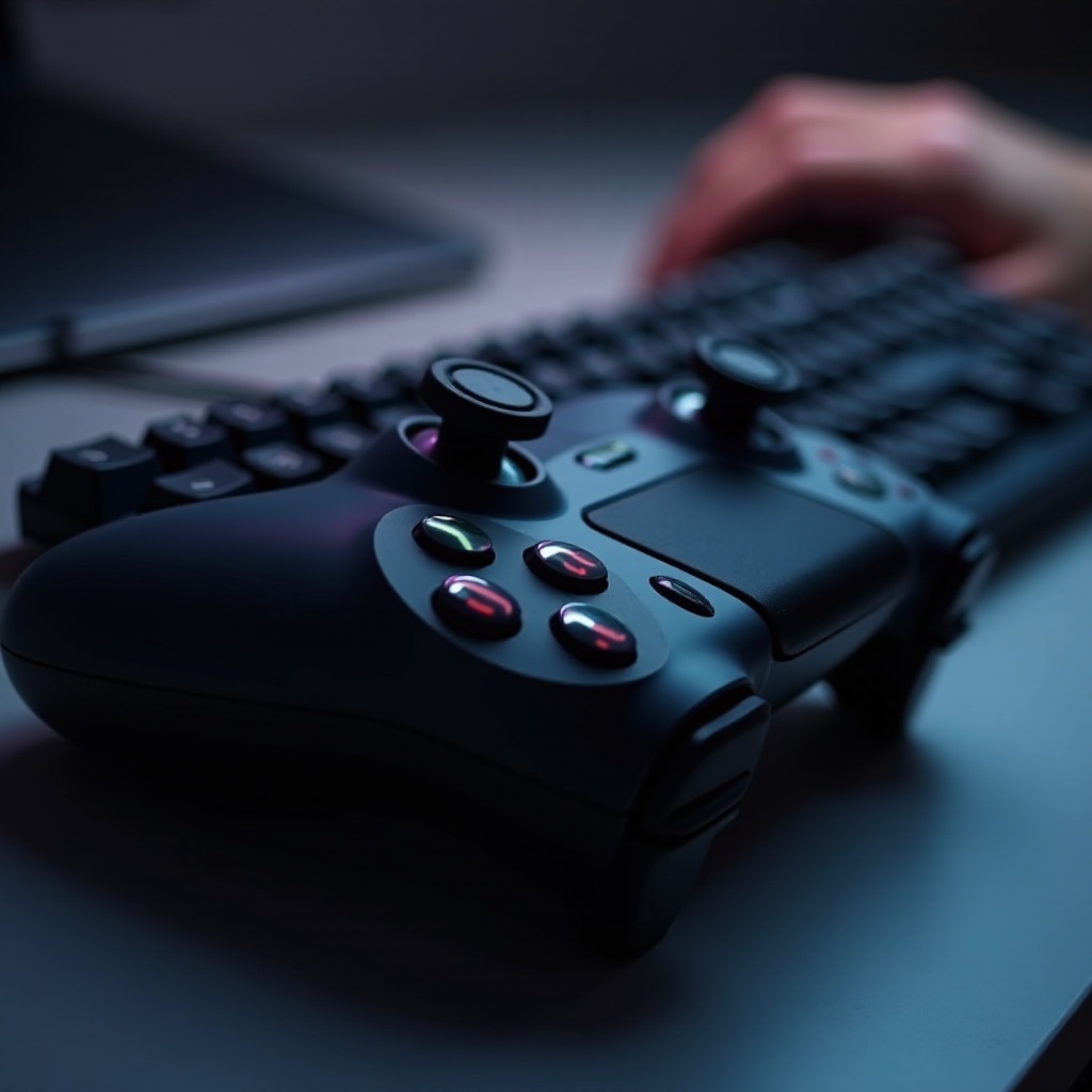 używać kontrolera gier jako myszki