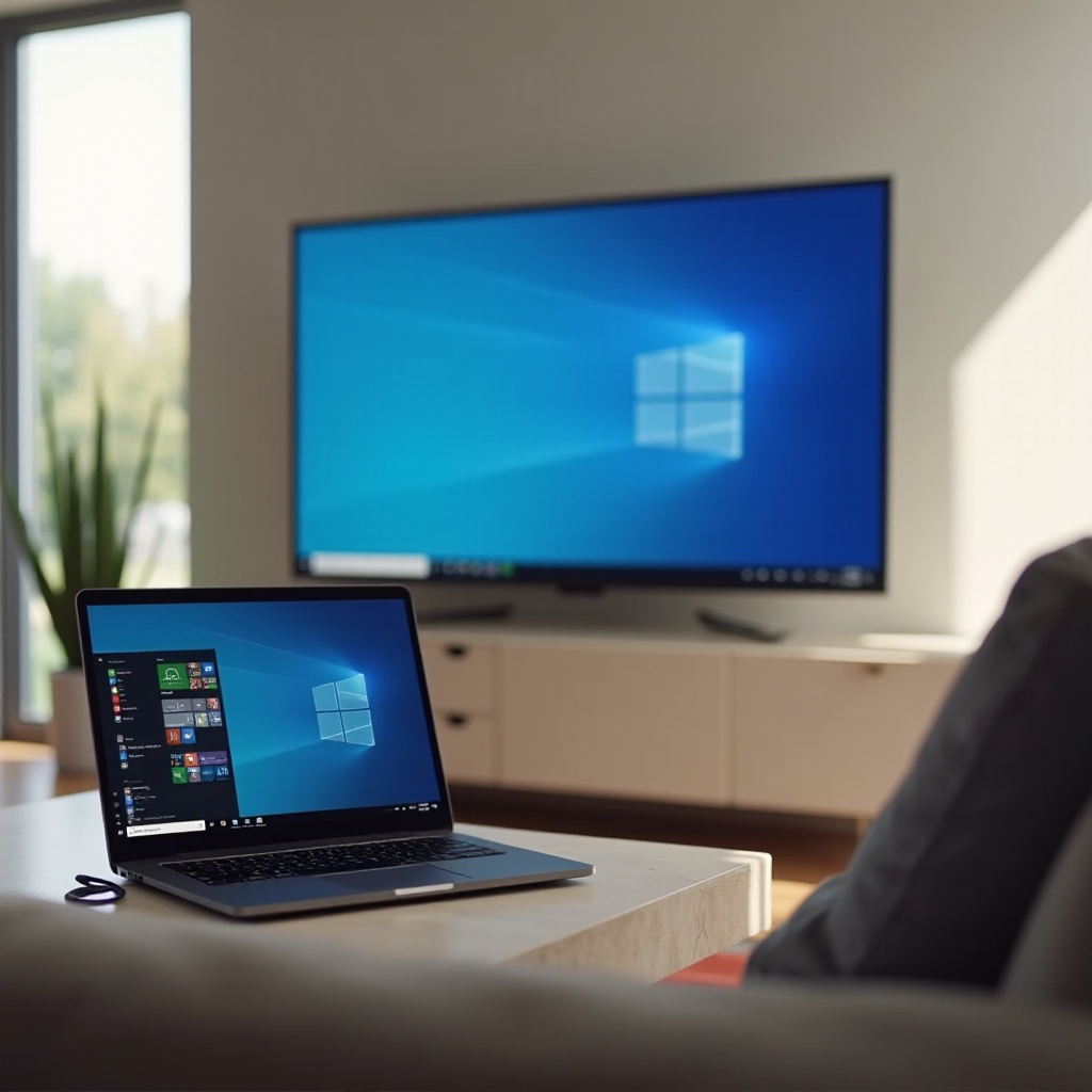 Windows 10 Chromecast a TV