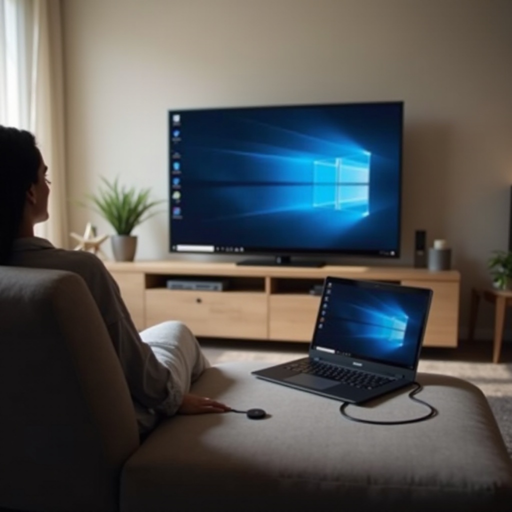 Windows 10 Chromecast na telewizor