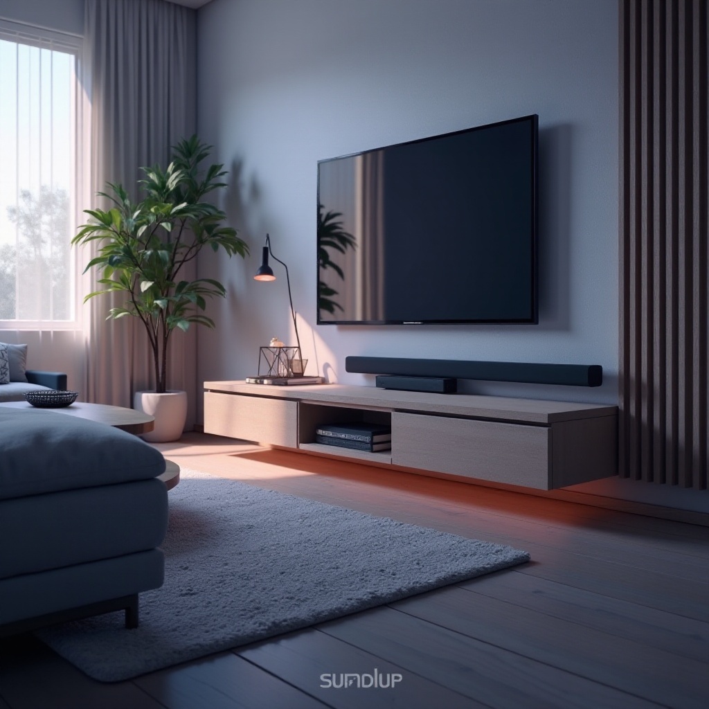 mejor lugar para subwoofer con barra de sonido