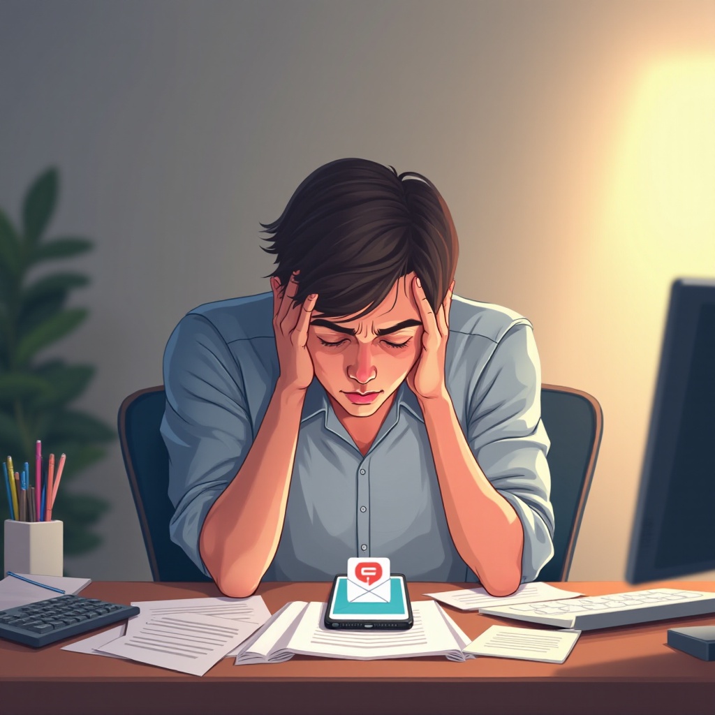 e-mail nie został pobrany z serwera na iPhone